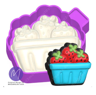 3D Strawberry Basket