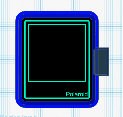 Polaroid Mold fits 3in square Cardstock