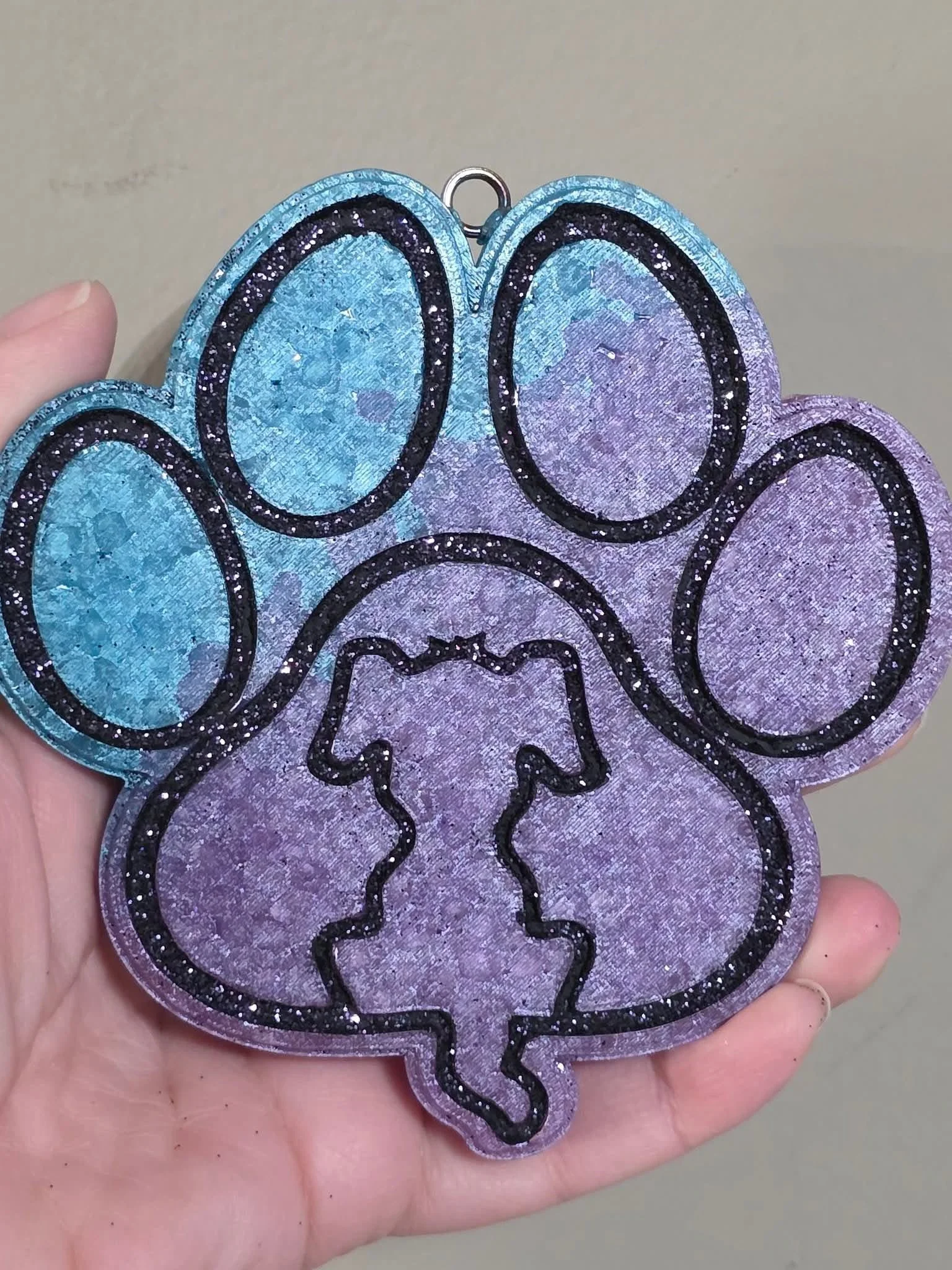 Paw Print with dog