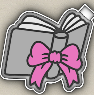Book with bow
