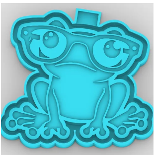 Frog with glasses