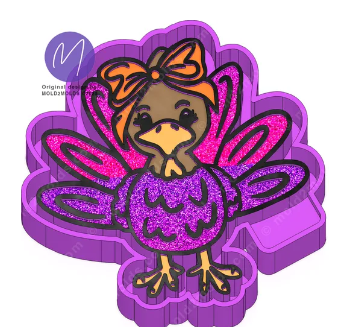 Turkey with bow