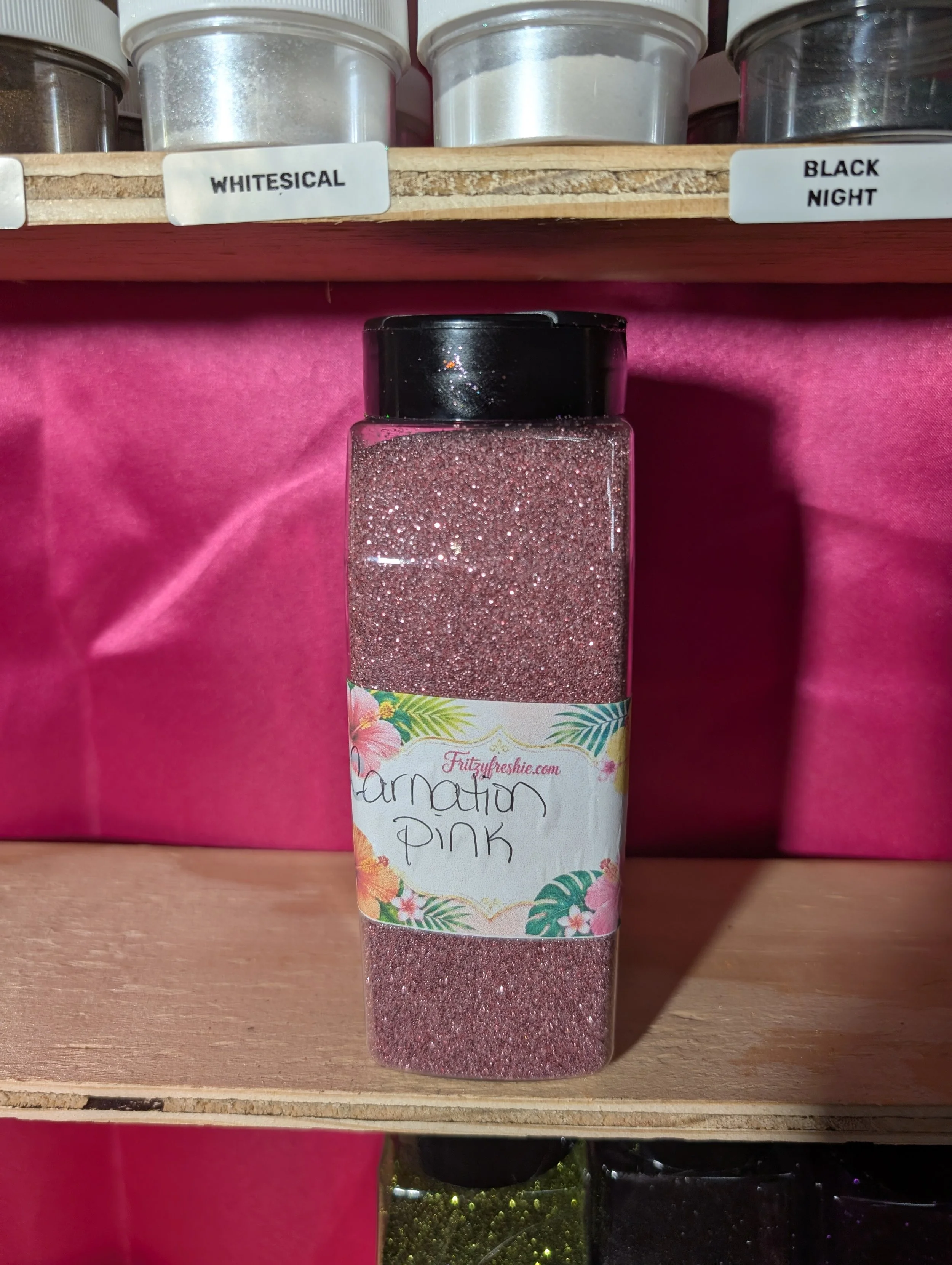 Carnation Pink Fine Flitter