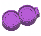 Circle 2in holds 1.5in cardstock vents