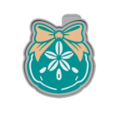 SAND DOLLAR WITH BOW