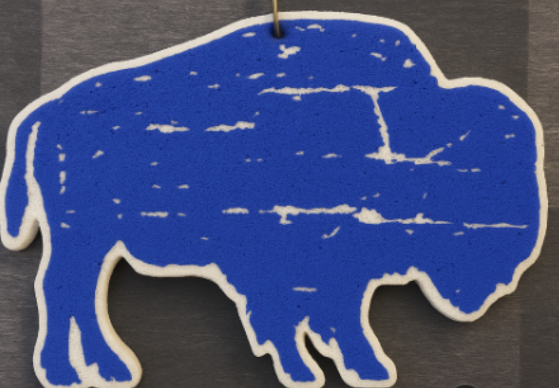 Buffalo with lines