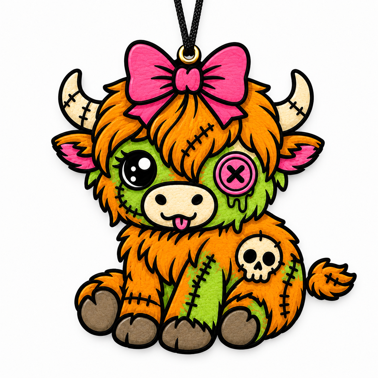 Zombie Highland Cow