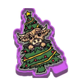 Cow in Christmas Tree