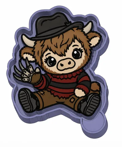 Highland Cow Cute Freddy