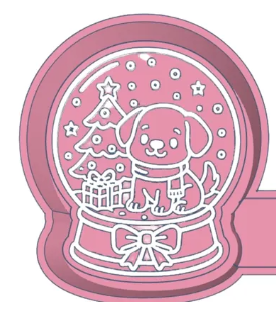 Puppy Snow Globe