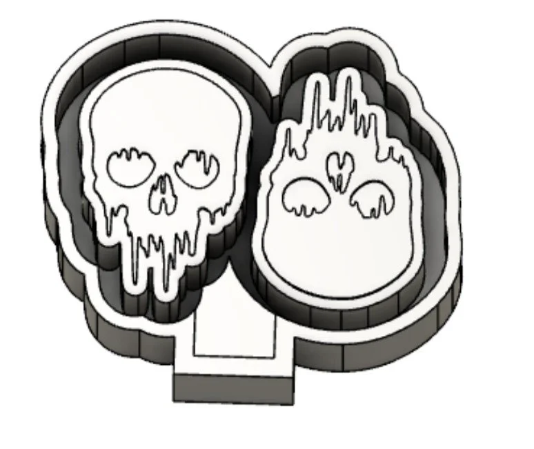 Melting Skull vent Clips