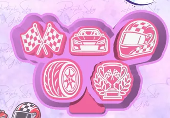 Racing Themed Freshie Charms