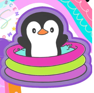 Penguin In Pool