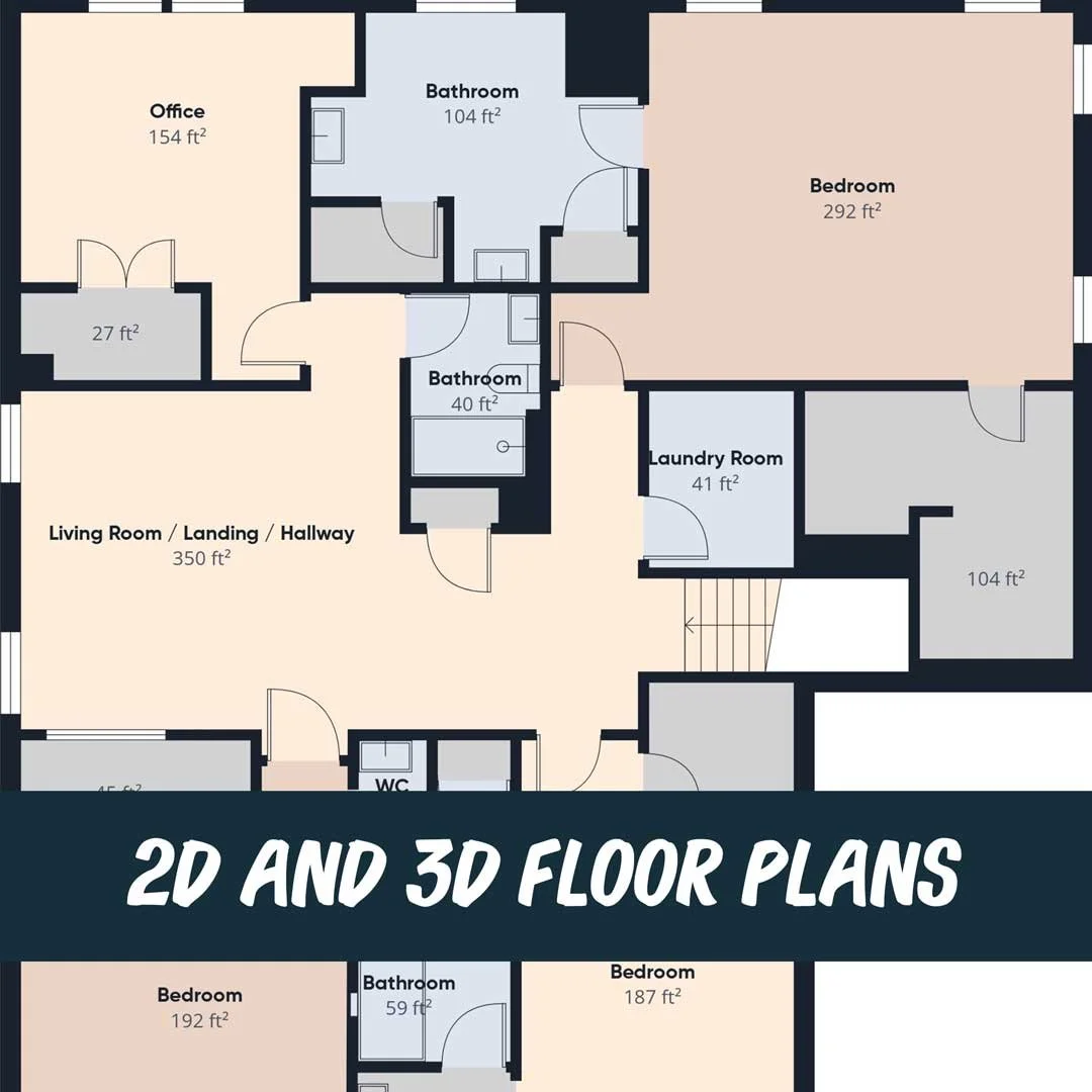 2D and 3D Floor Plans