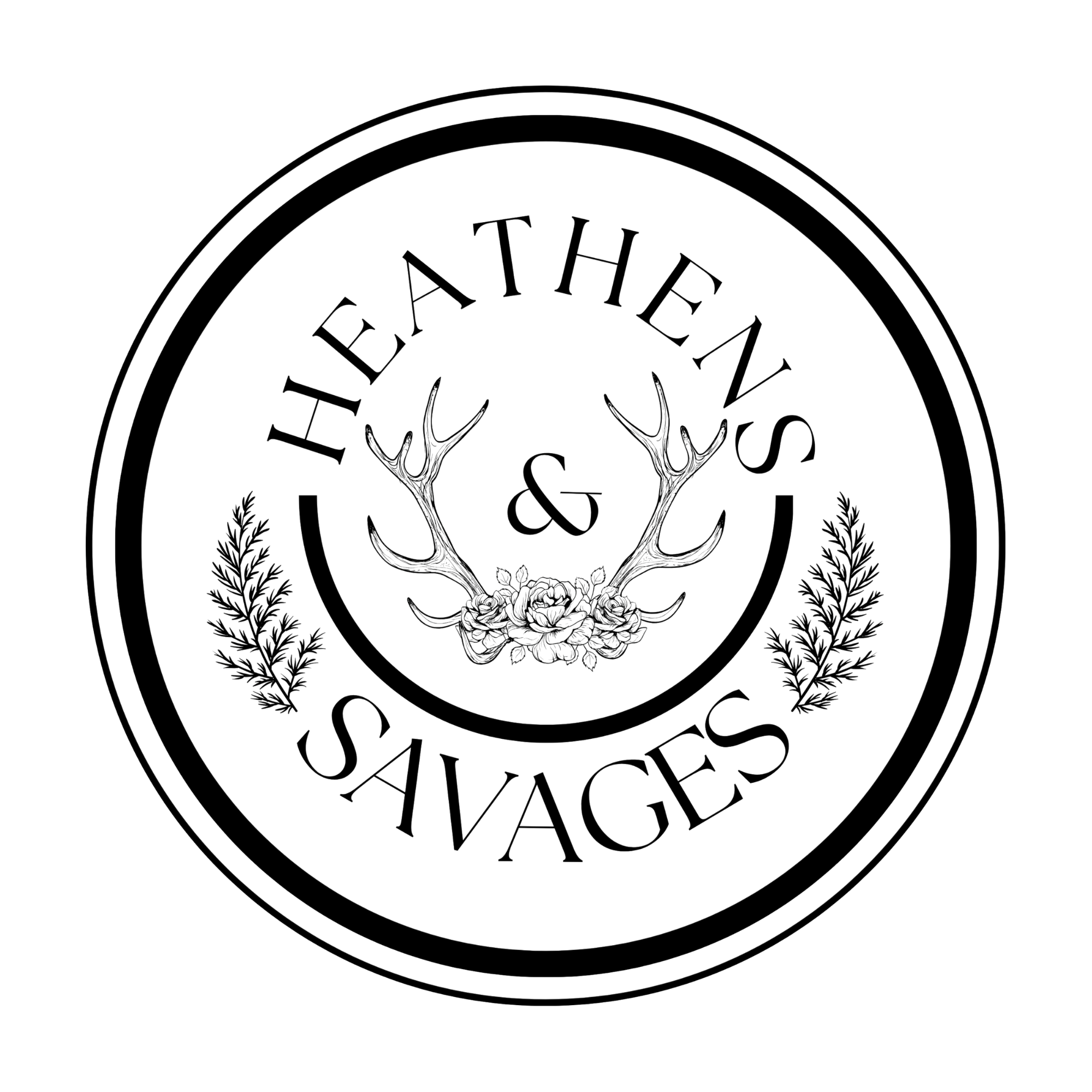 Black background with a concentric circle design and the letter 'A' in the center, surrounded by decorative flourishes.