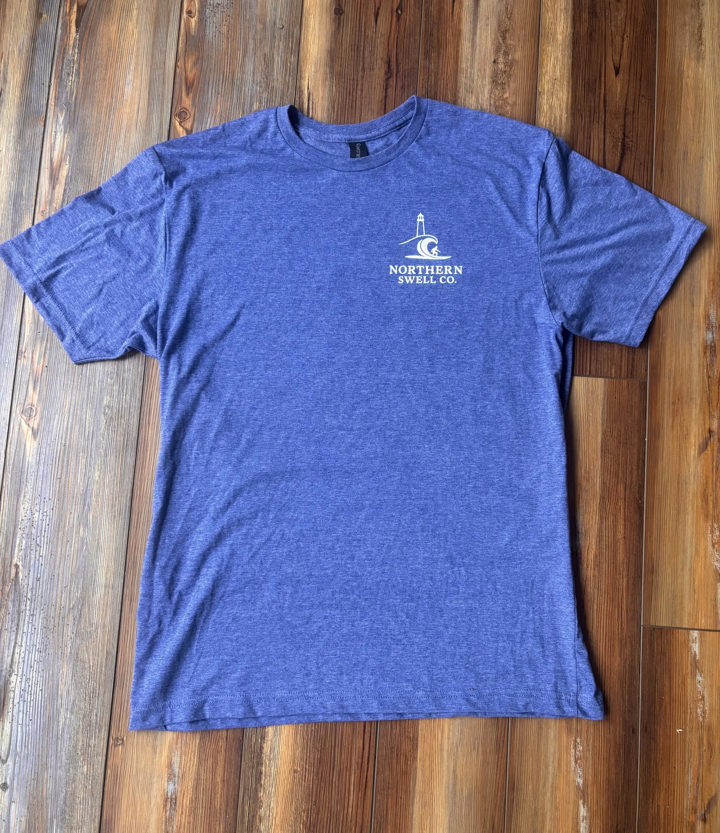 Lighthouse T-shirt - Heather Blue