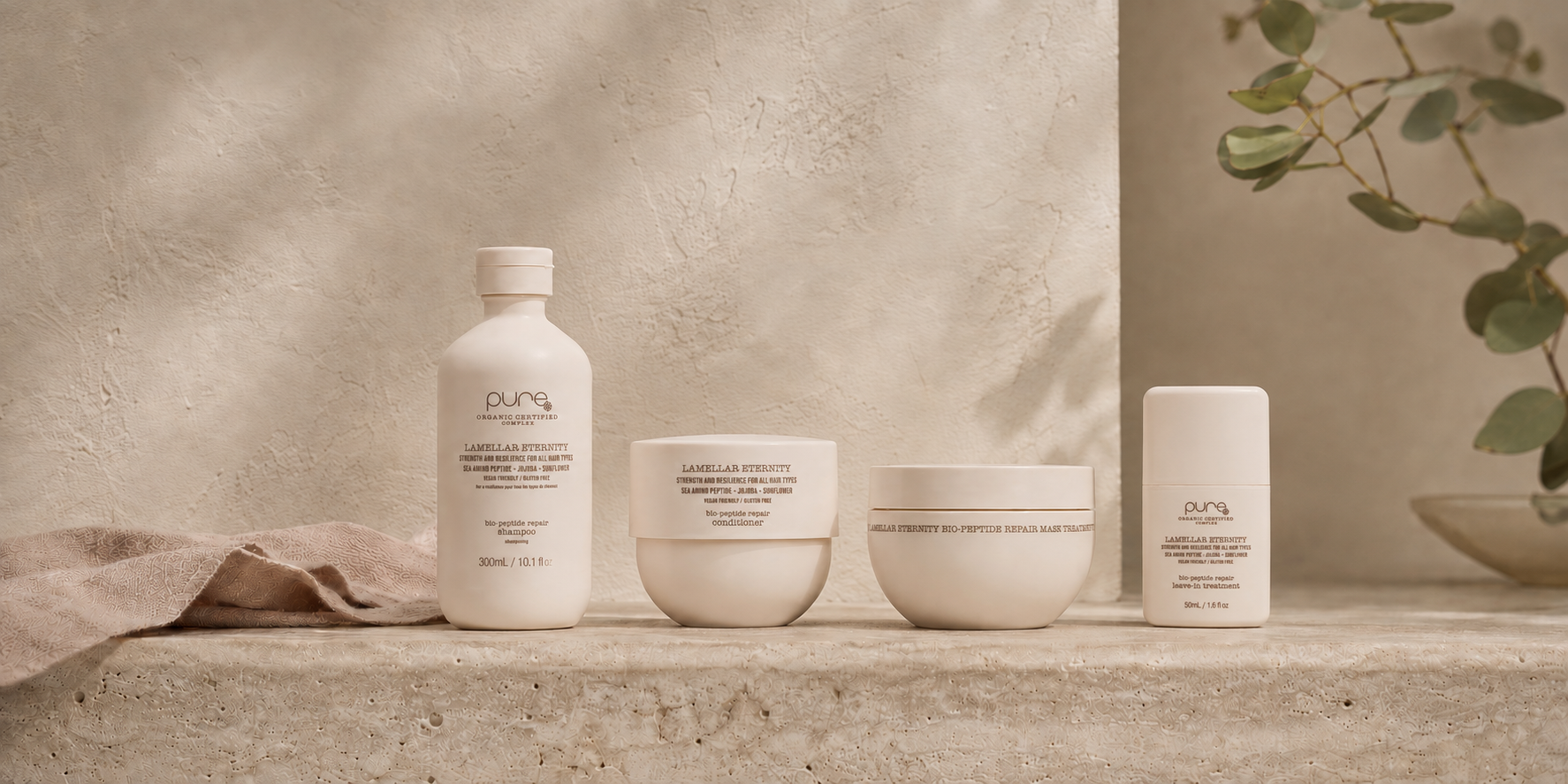 Pure Hair Care products used at Other People Salon