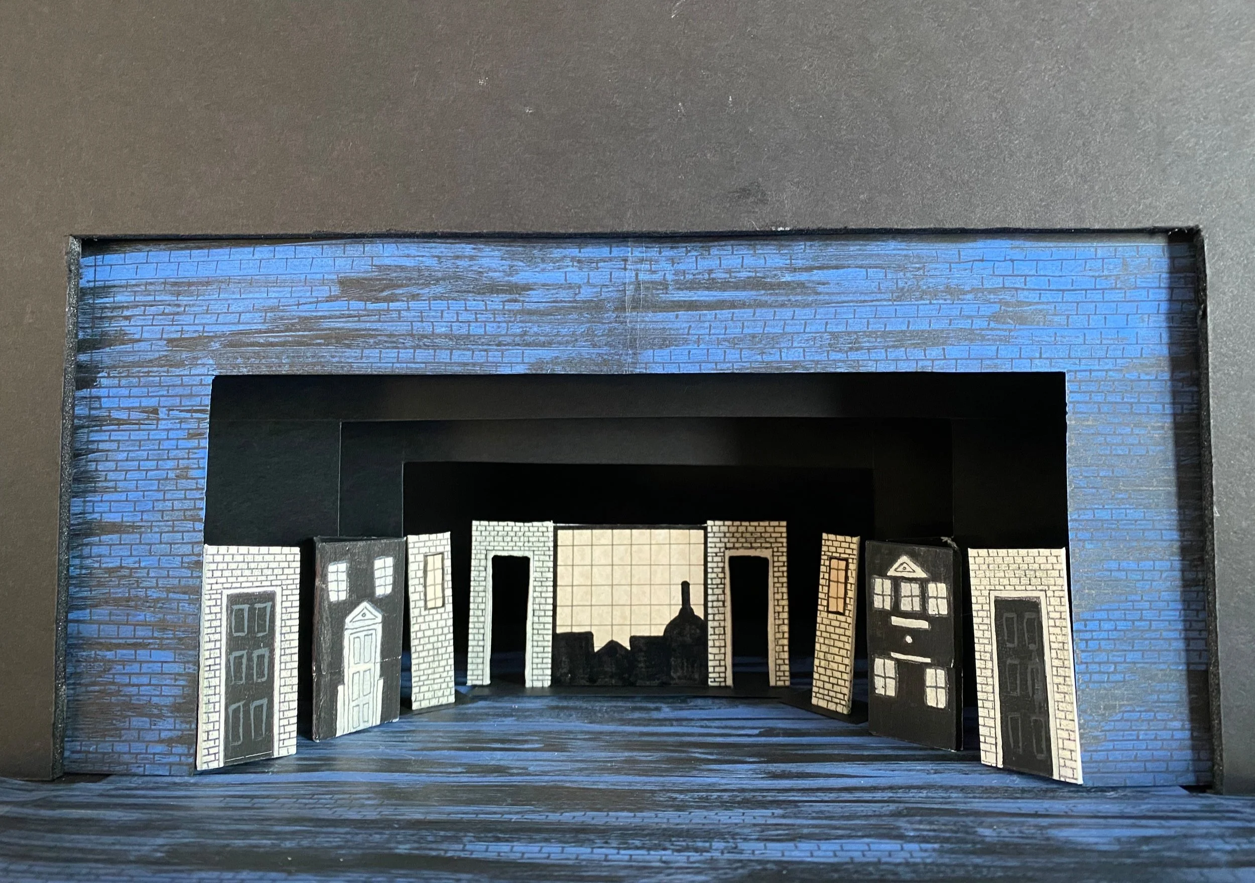 Scenic Model - London Street 
"My Fair Lady"
Chippewa Falls High School
Directed & Designed By Nate Plummer