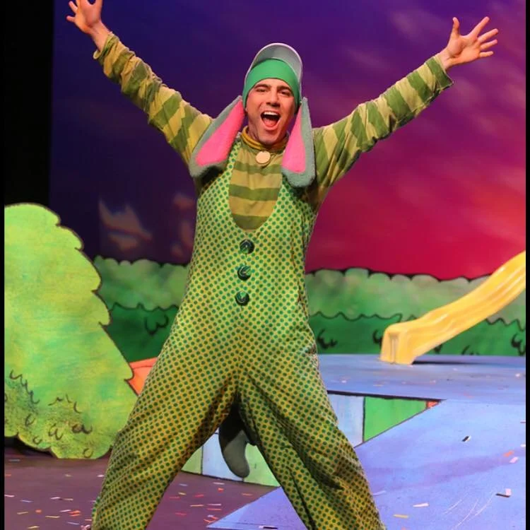 Green Dog in "Go, Dog. GO!" 
Directed By Katie Campbell
Costume Design By Erin Larkin
Scenic Design By 