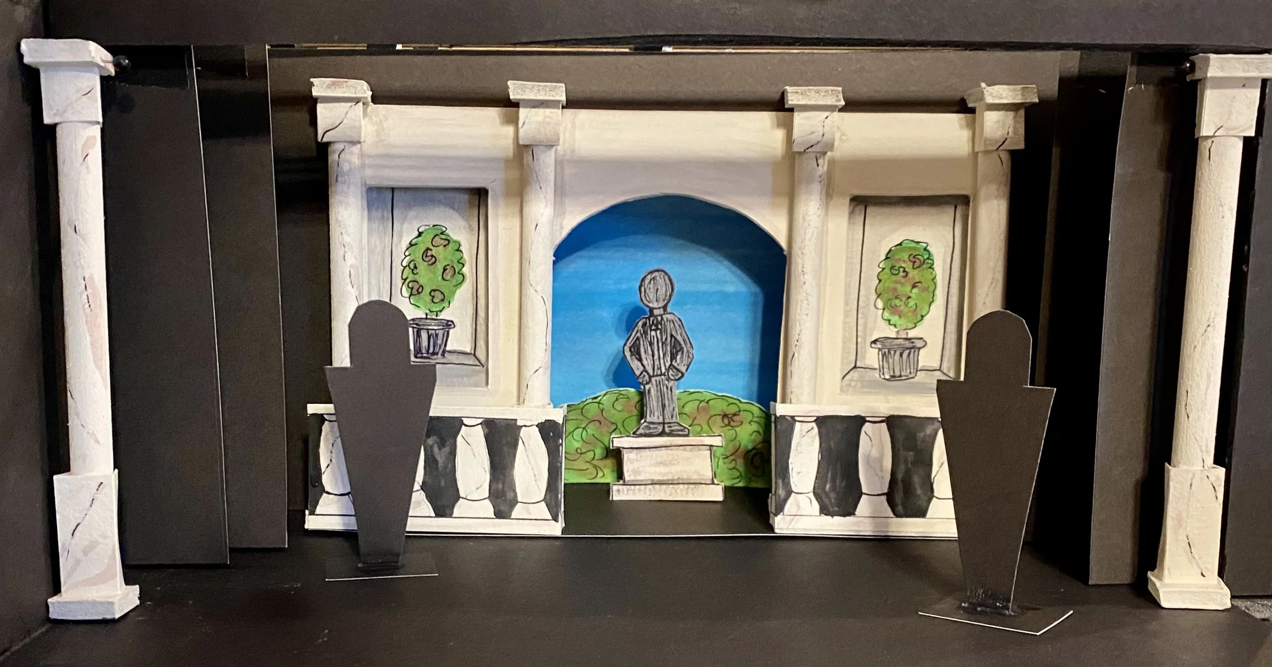 The Importance of Being Earnest - Scenic Model Act Two