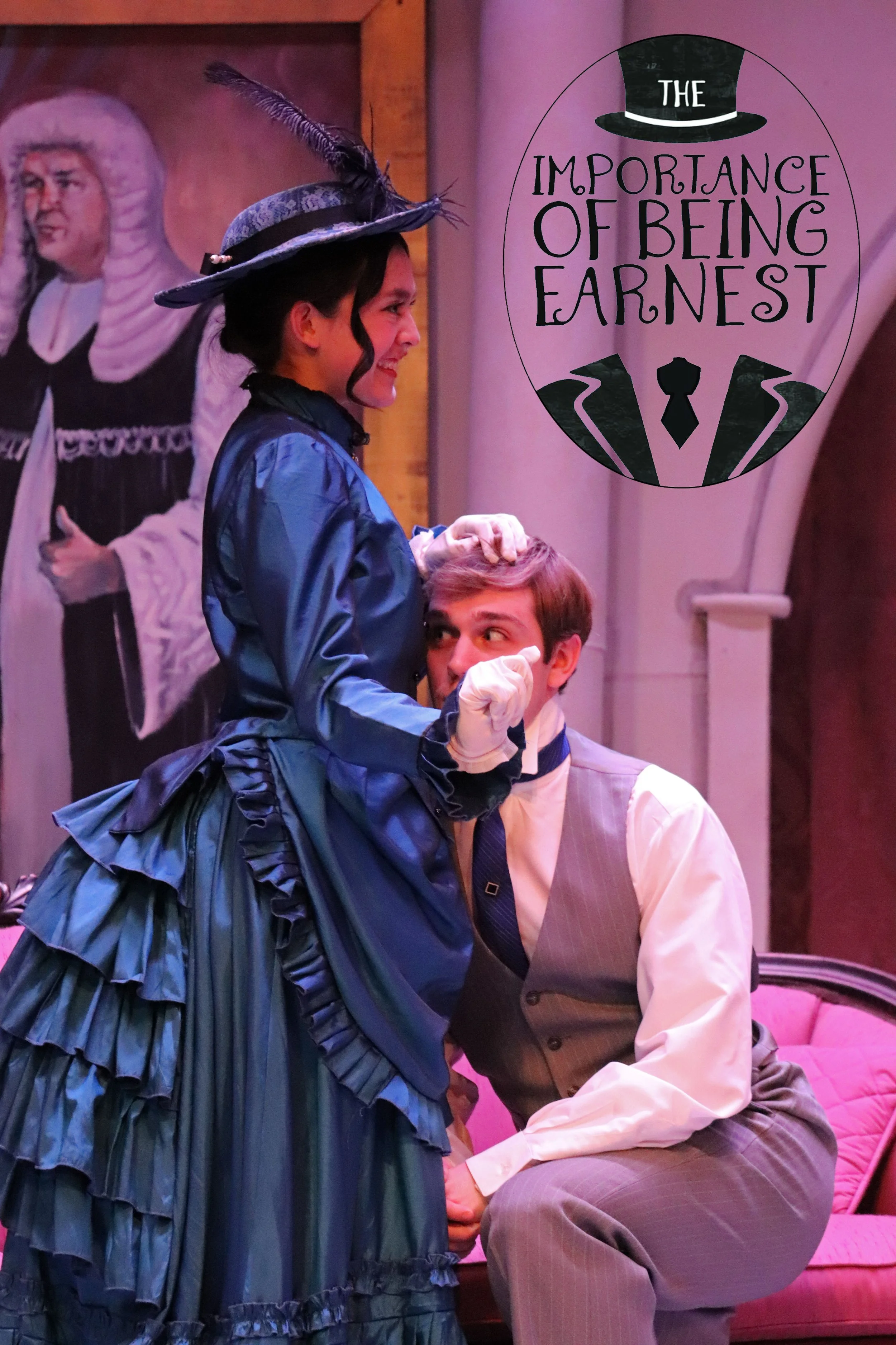 "Mr Worthing is not quite... finished yet."