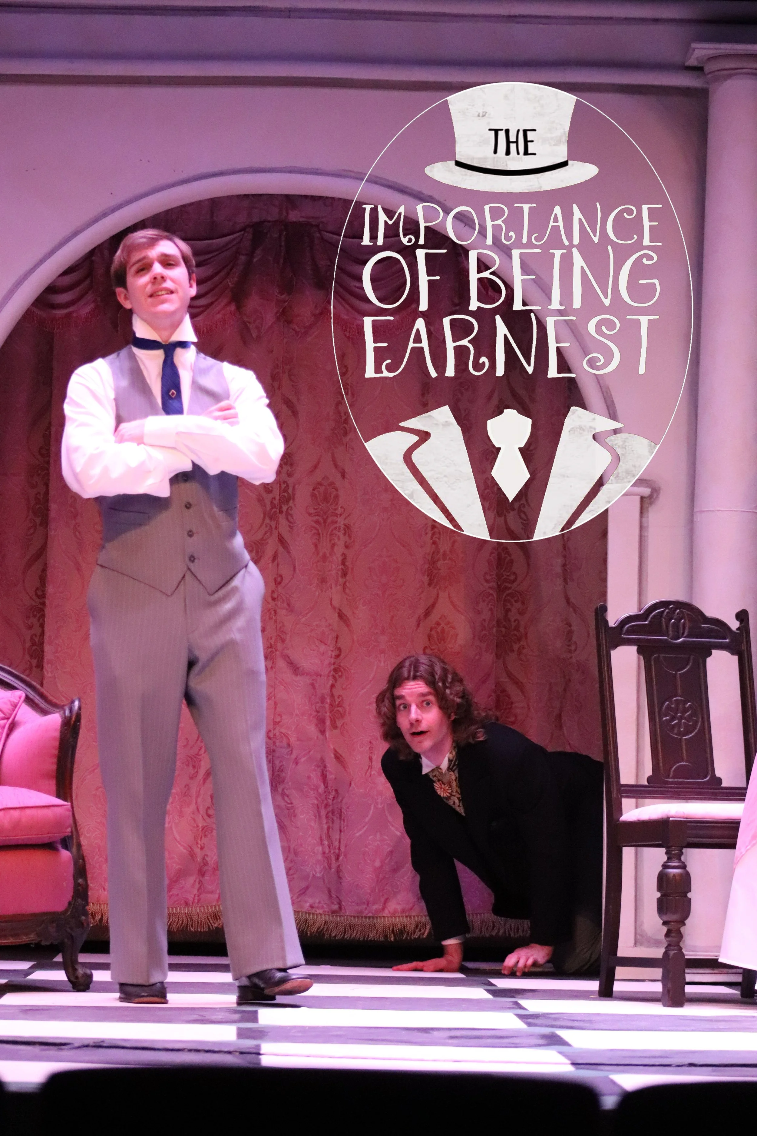 Oscar Wilde eavesdropping to learn what "Bunburying" is.