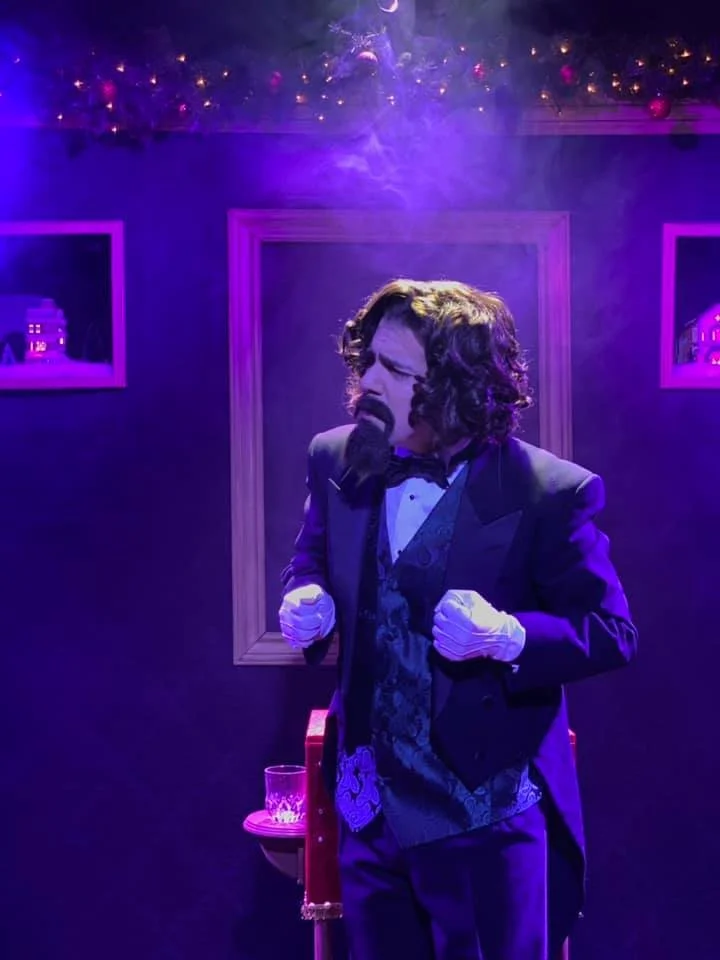 Charles Dickens (as Ghost of Christmas Past) in "A Christmas Carol - A Reading by Charles Dickens" 
Stage Door Unlocked Productions
Directed & Designed By Nate Plummer
