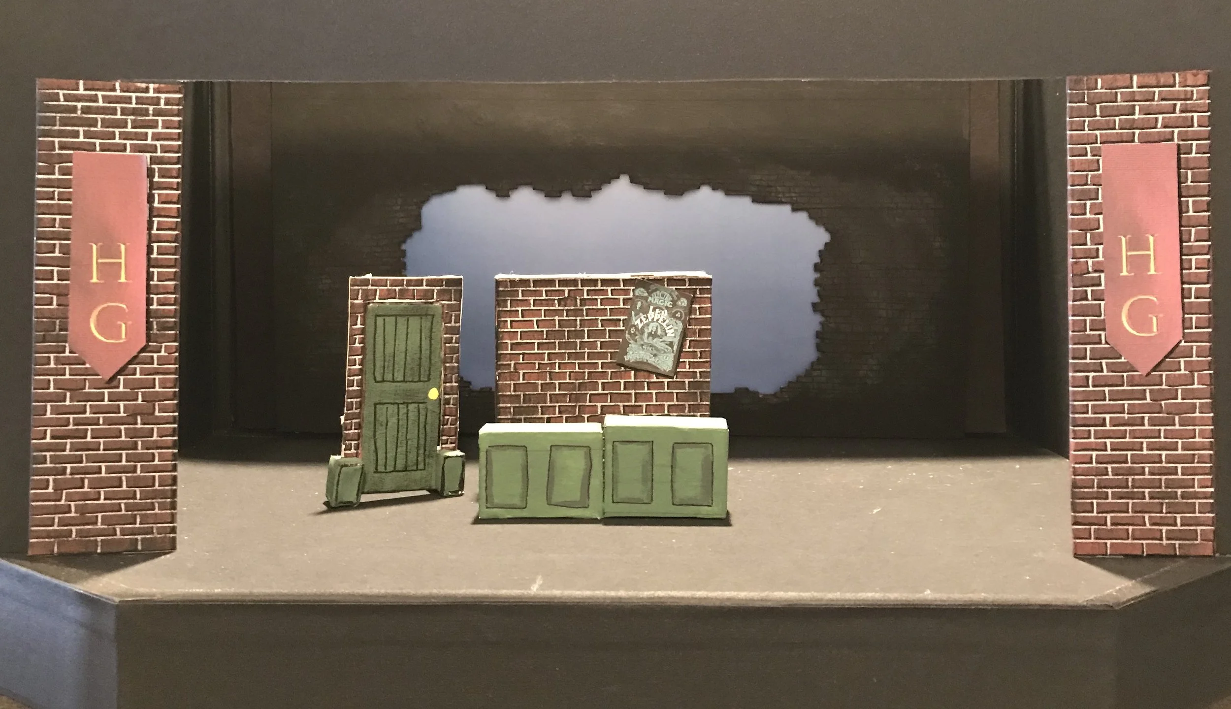 The Bar
Scenic Model for "School of Rock"
Chippewa Falls High School
Designed & Directed By Nate Plummer