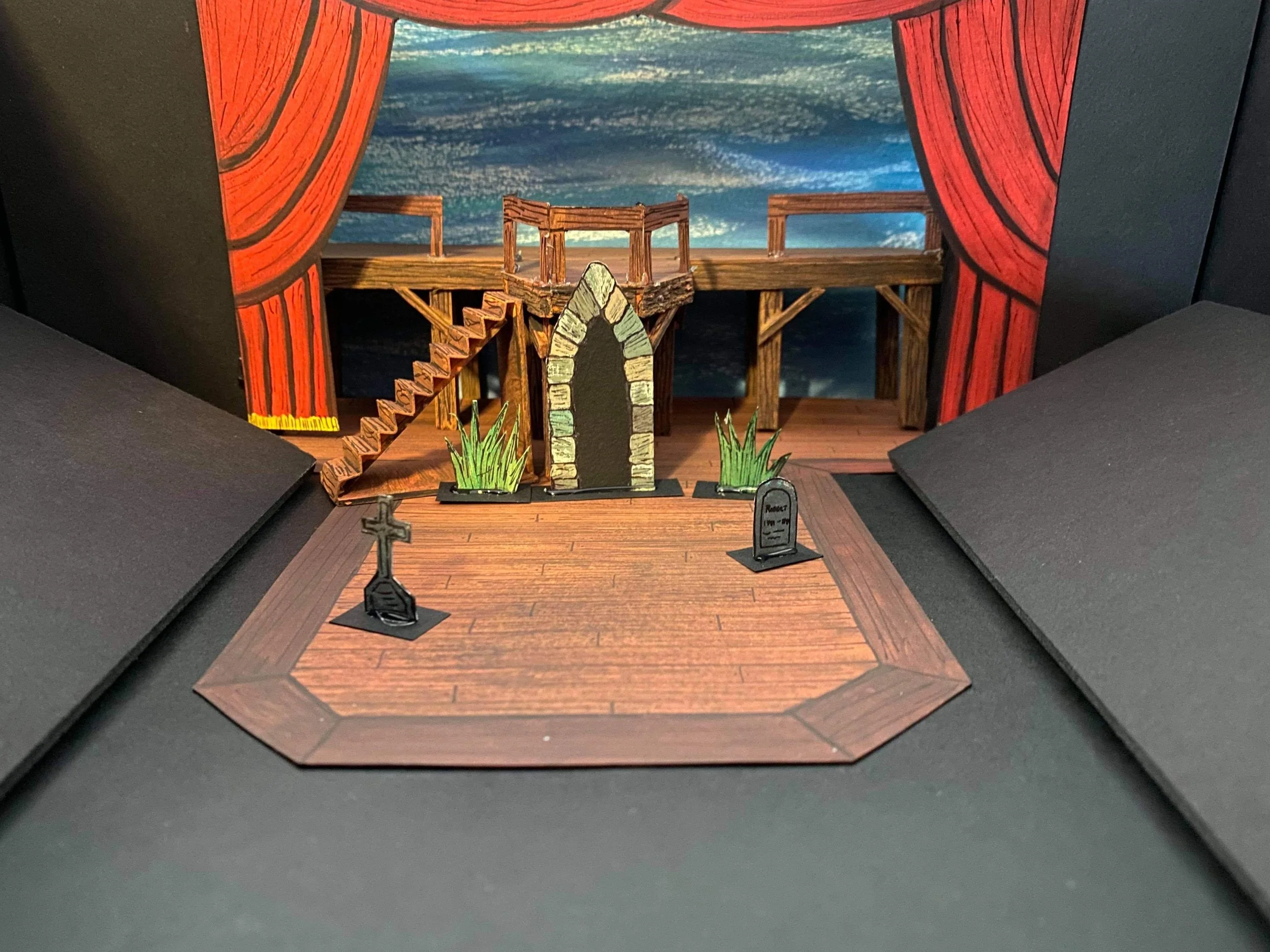 Scenic Design Model - Cemetery
"Pirates of Penzance"
Chippewa Valley Theatre Guild
Directed & Designed By Nate Plummer