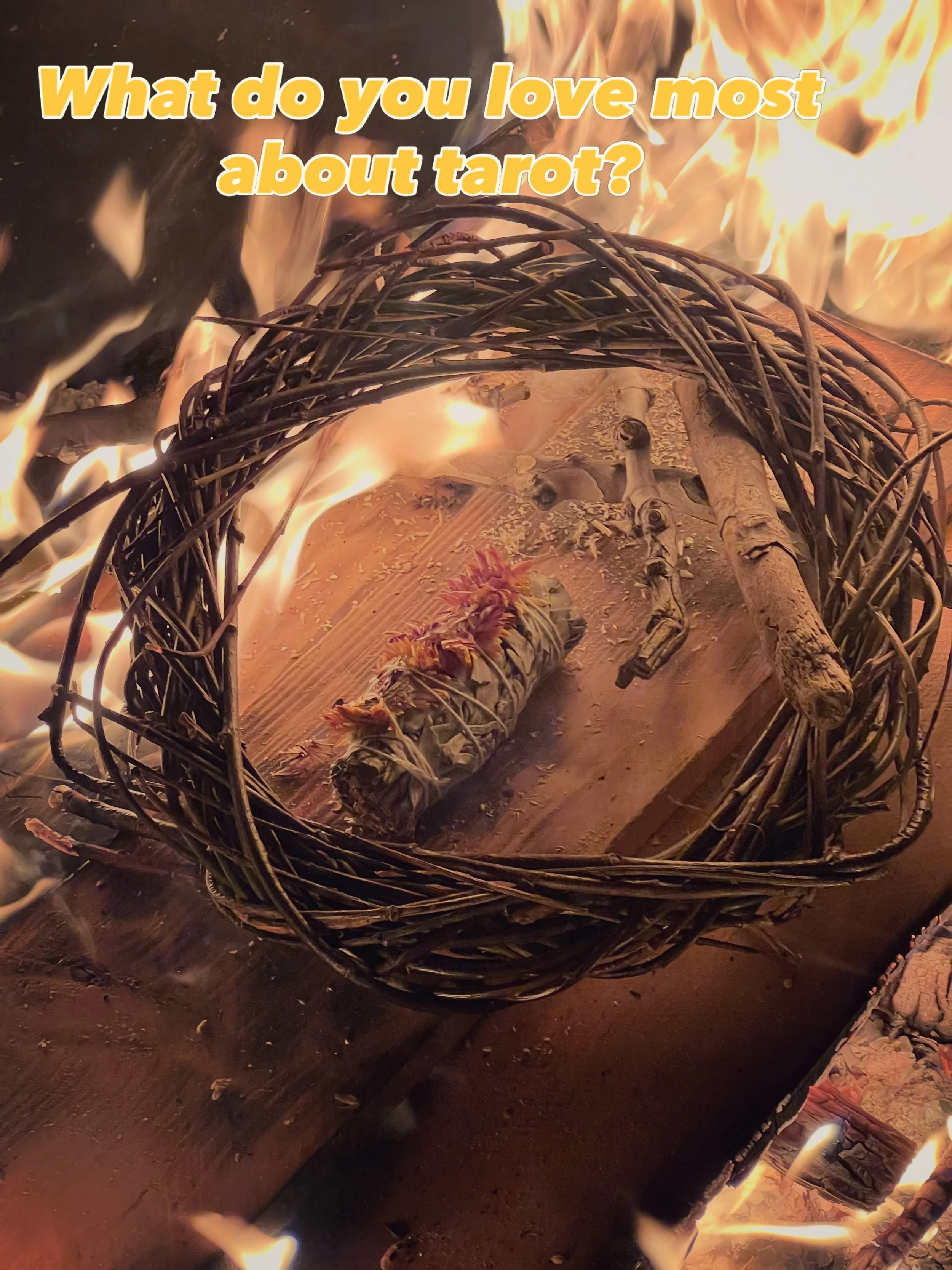 Why I love tarot

I love the challenge of interpretation.
Deciphering of what a message could be, 
the potential of leaning into a new idea that&rsquo;s Spirit led. 
Led by emotions instead of the thought.

It feels unsafe,
yet enthralling.
It feels 