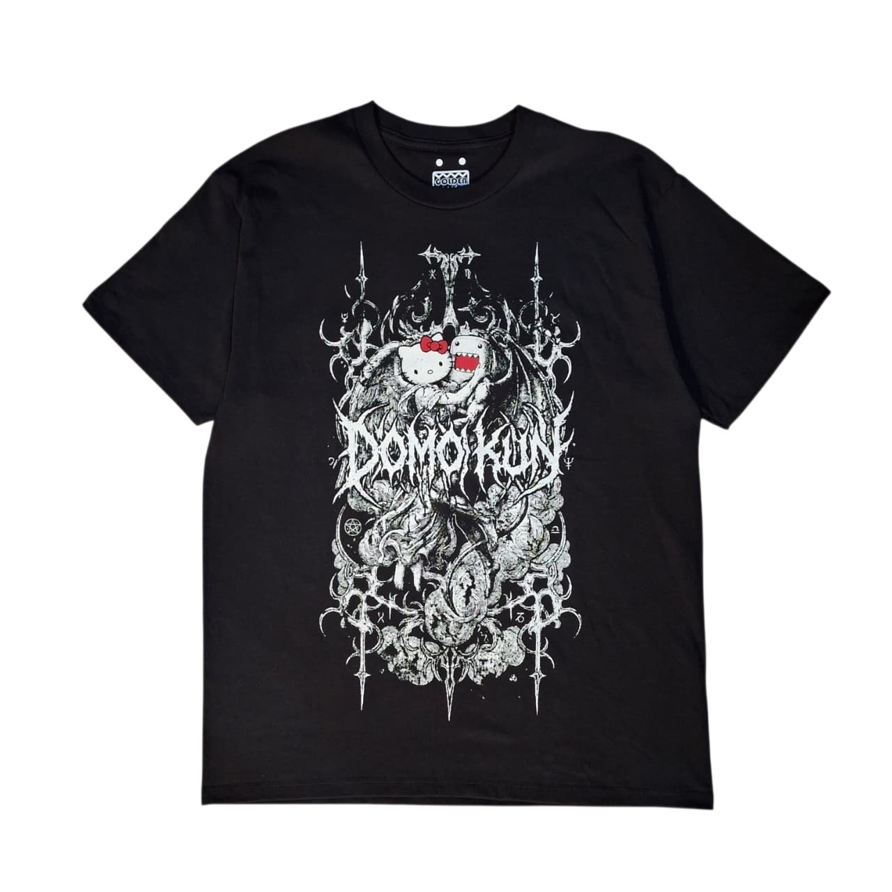 PLAYERA GOLDEN ERA DOMO KUN X KITTY Y2K