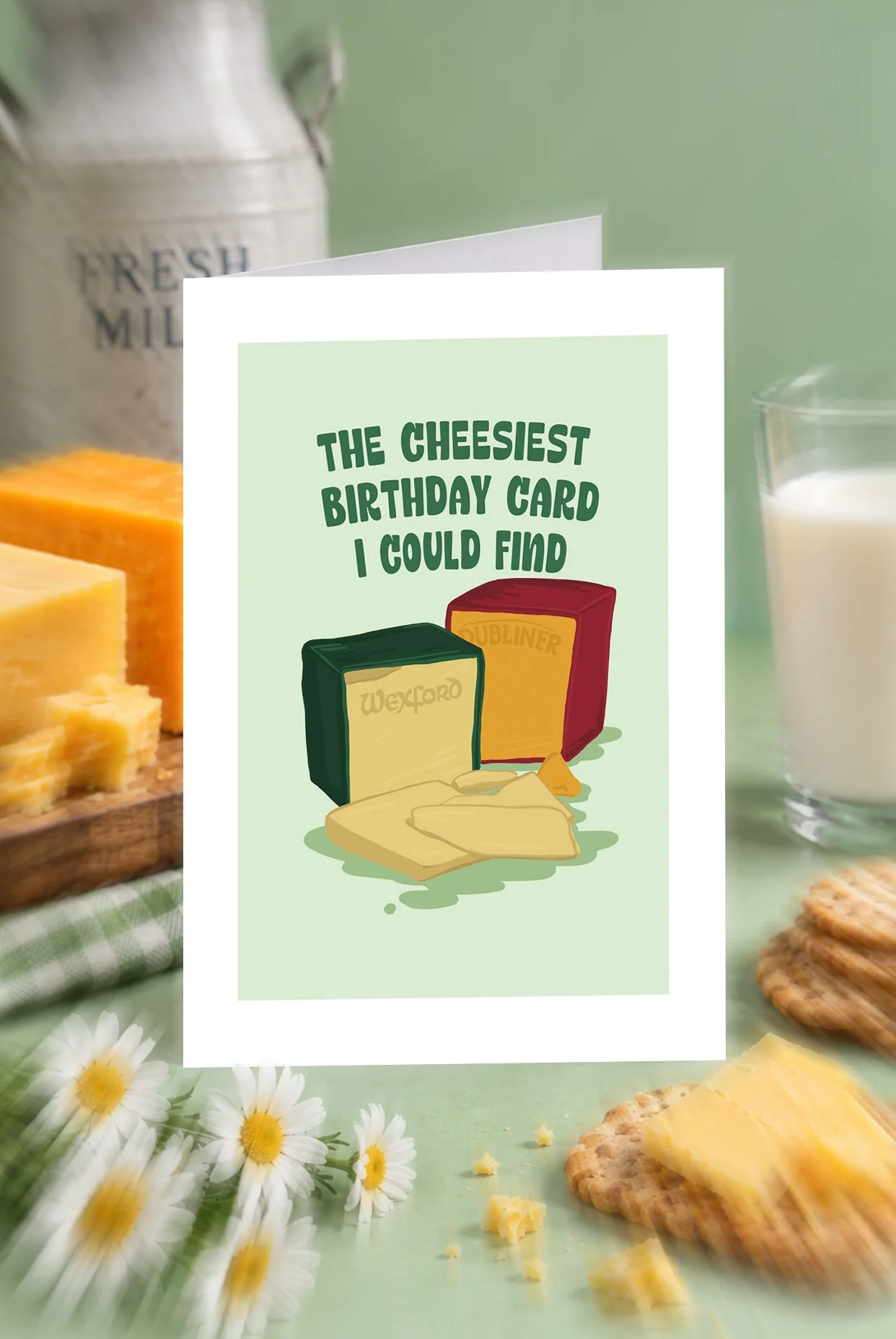 The Cheesiest Card - A6 Card