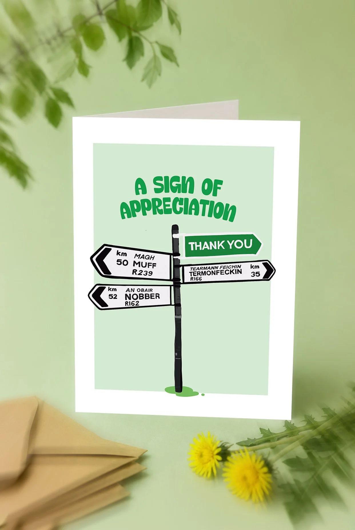 A sign of appreciation - A6 Card