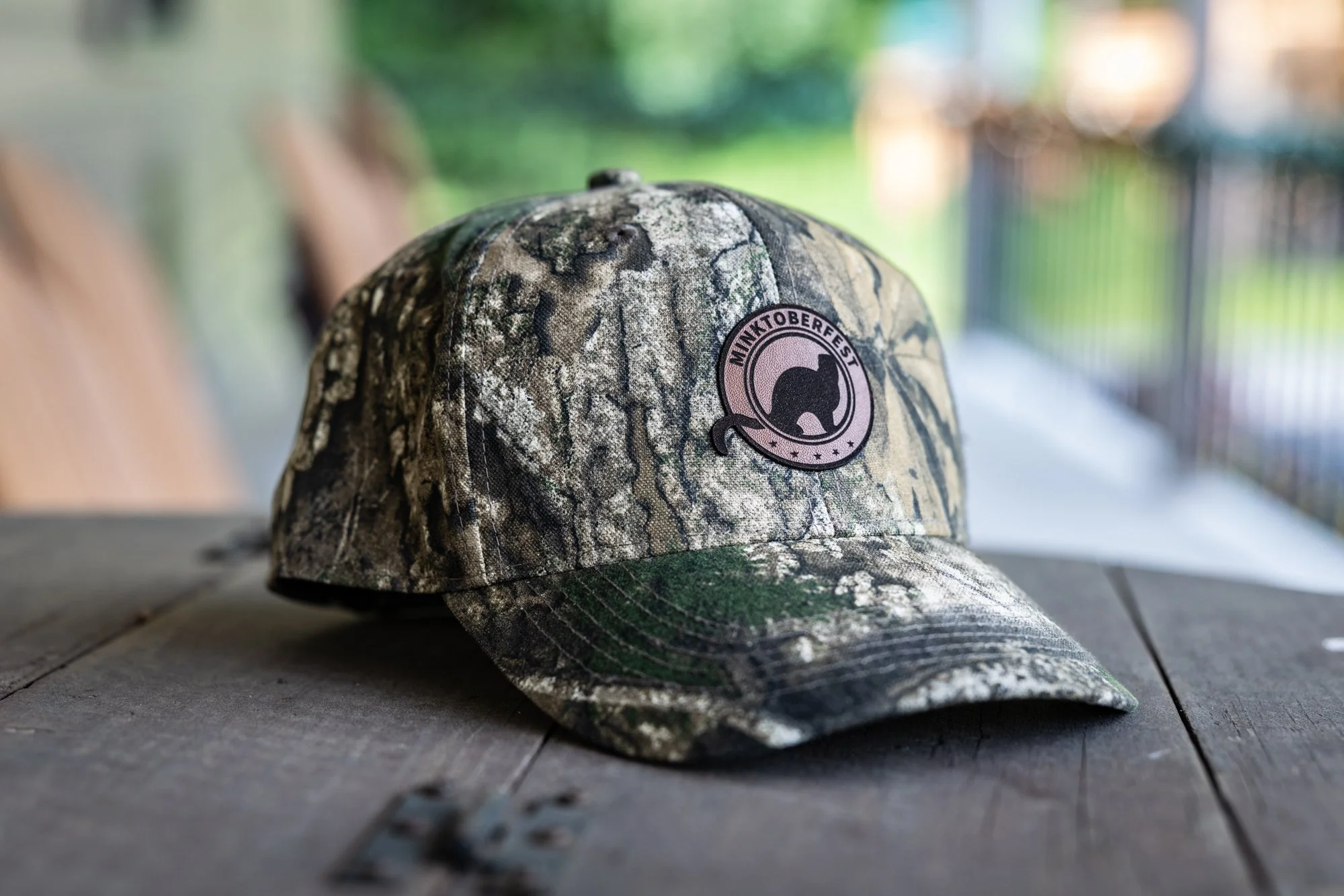 Minktoberfest Camouflage Logo Hat
