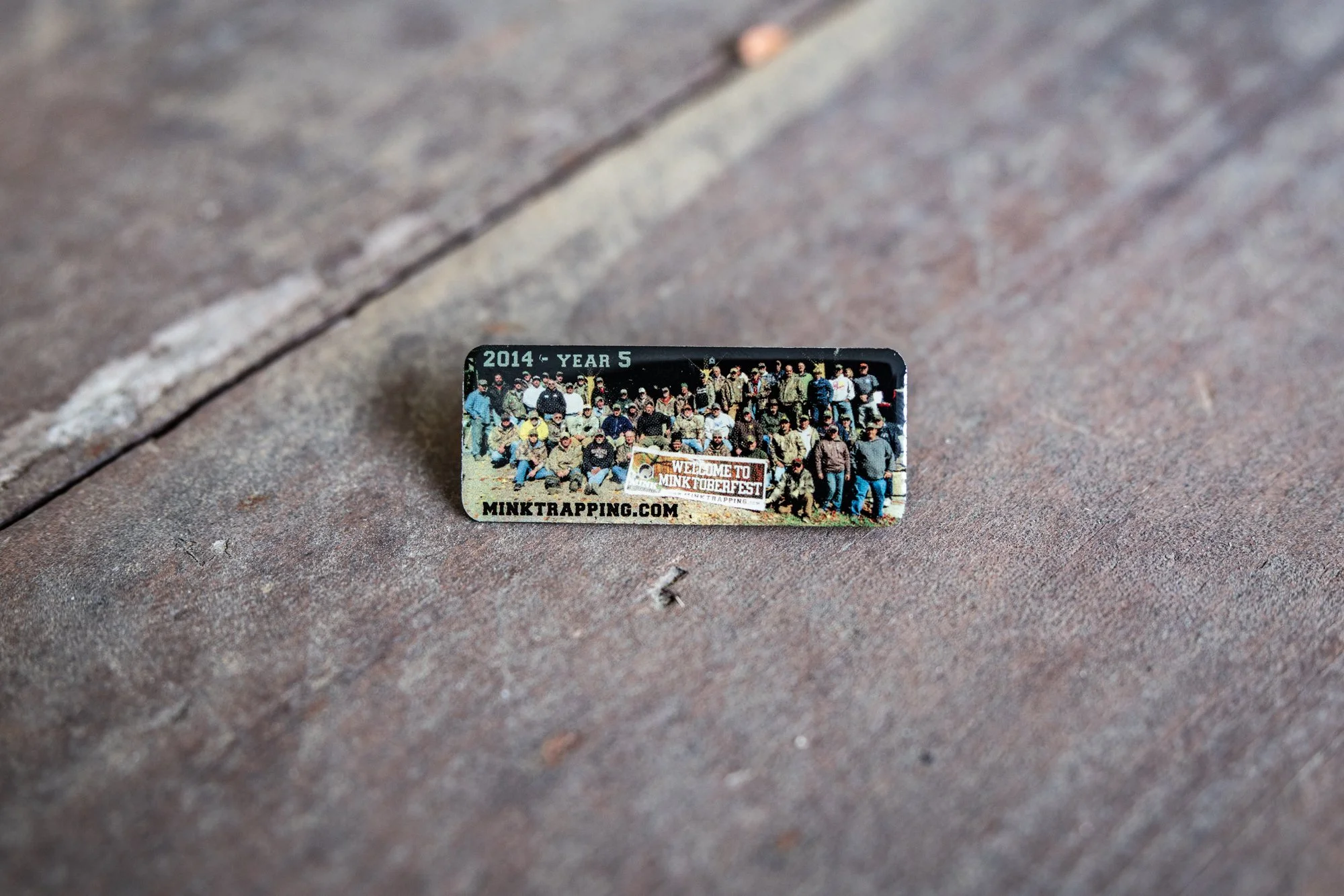 2014 Minktoberfest Year 5 Group Photo Collector Pin