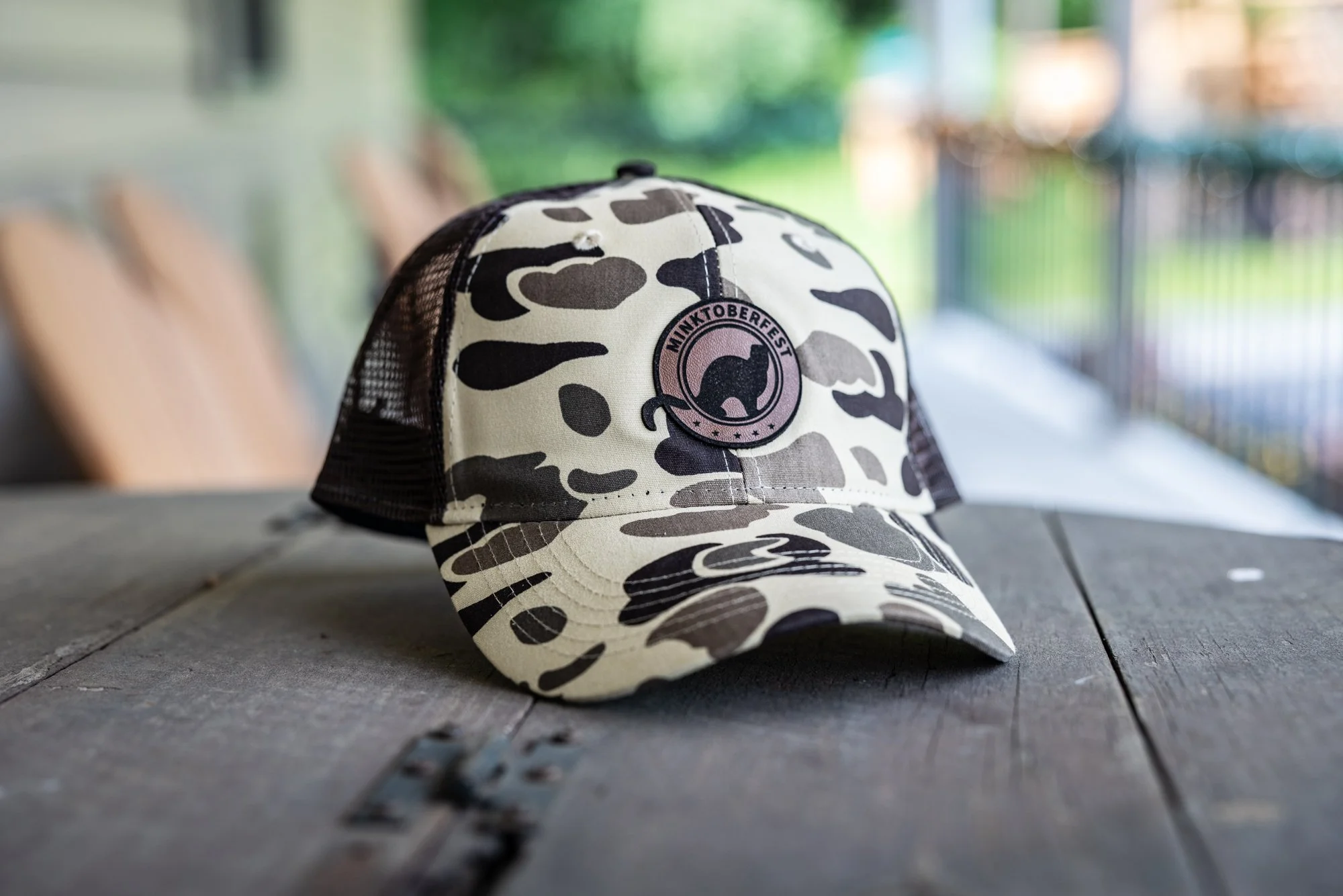Minktoberfest Camo Trucker Hat