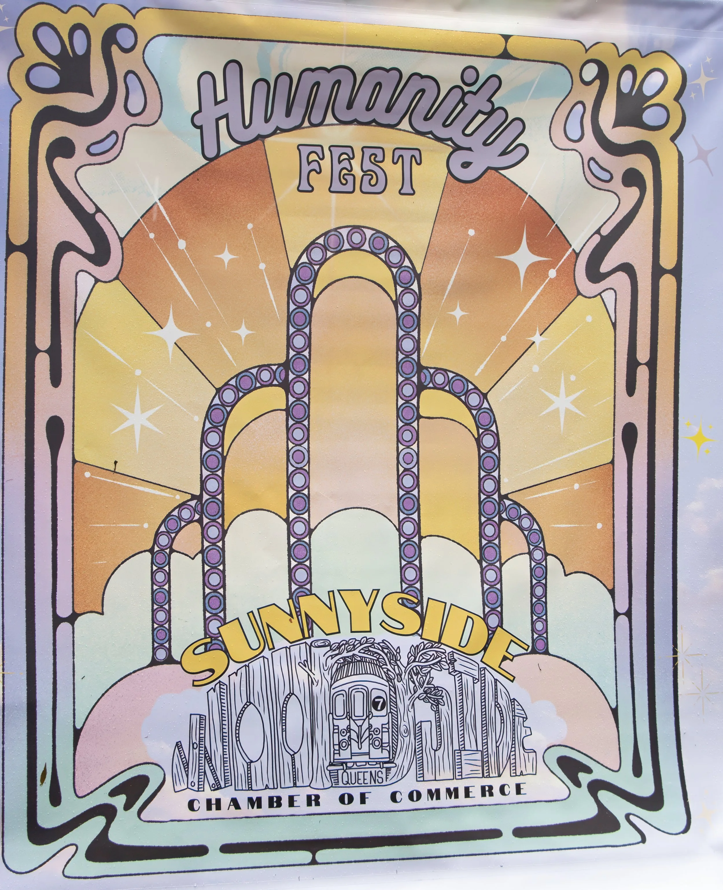 Check out Humanity Fest's logo!