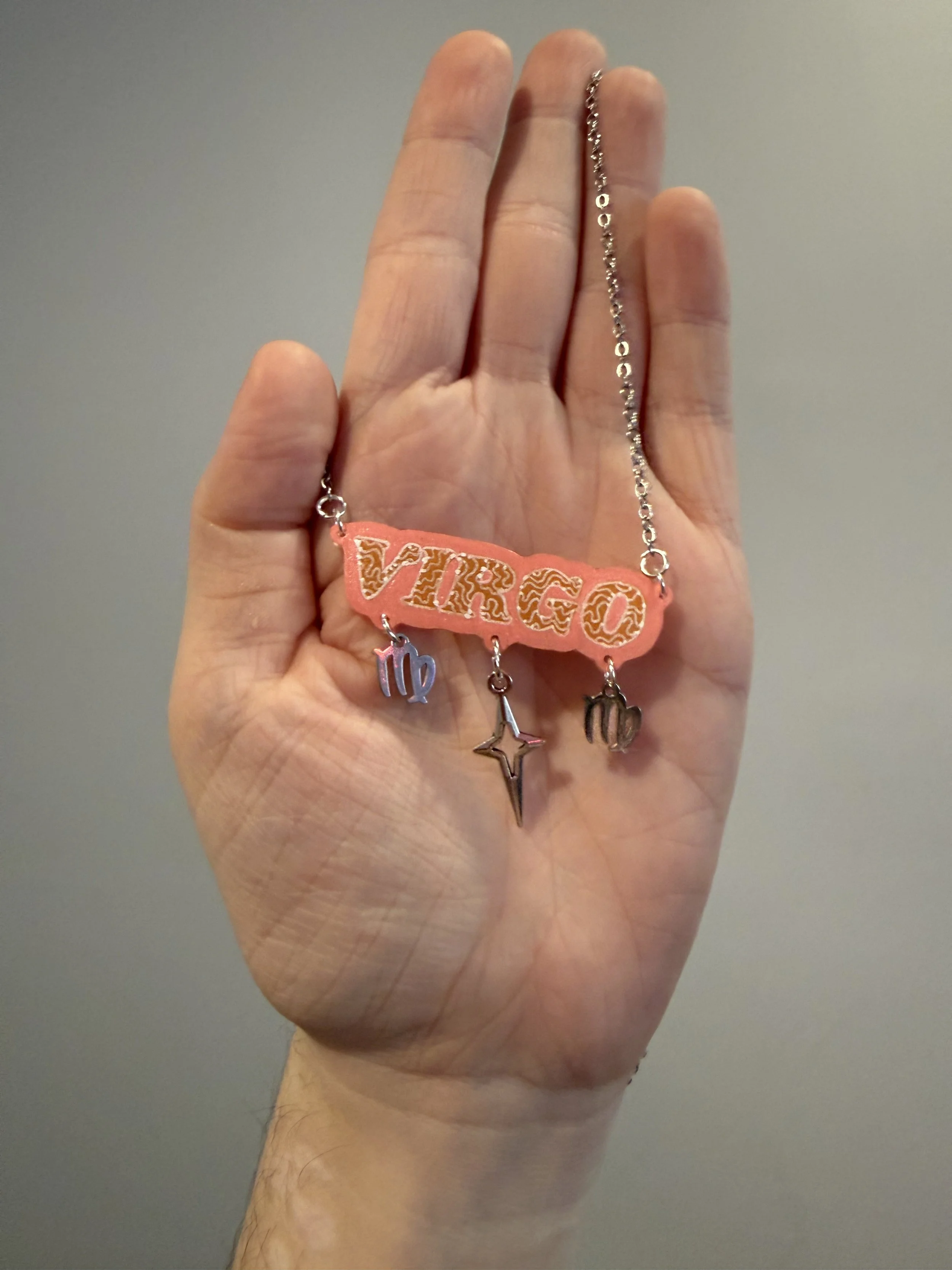 virgo necklace - $35
