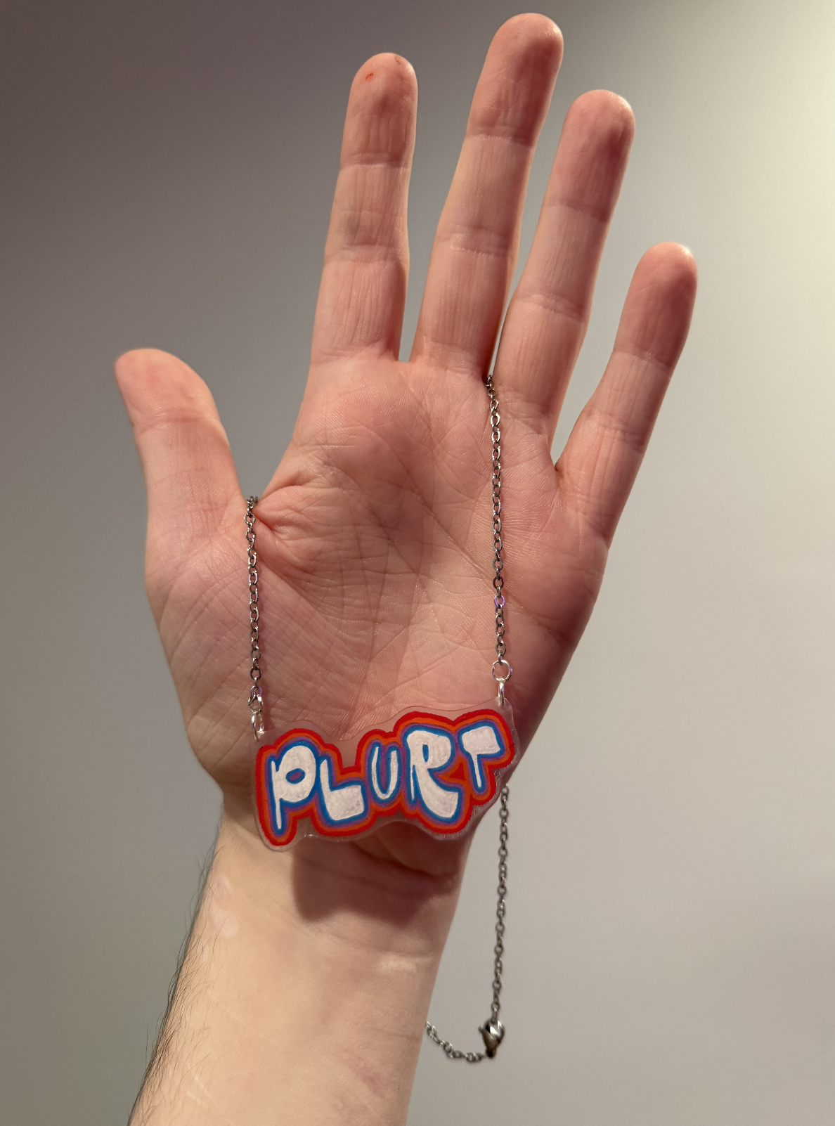 making time PLURT logo necklace - $30