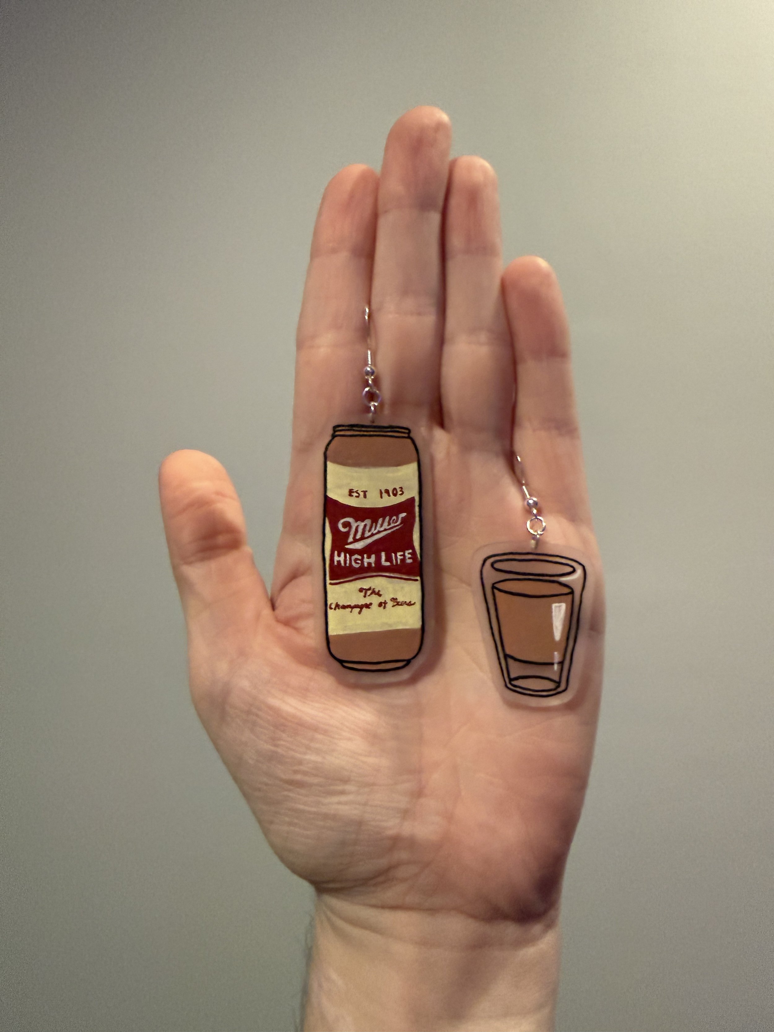 high life x whiskey citywide earrings - $35