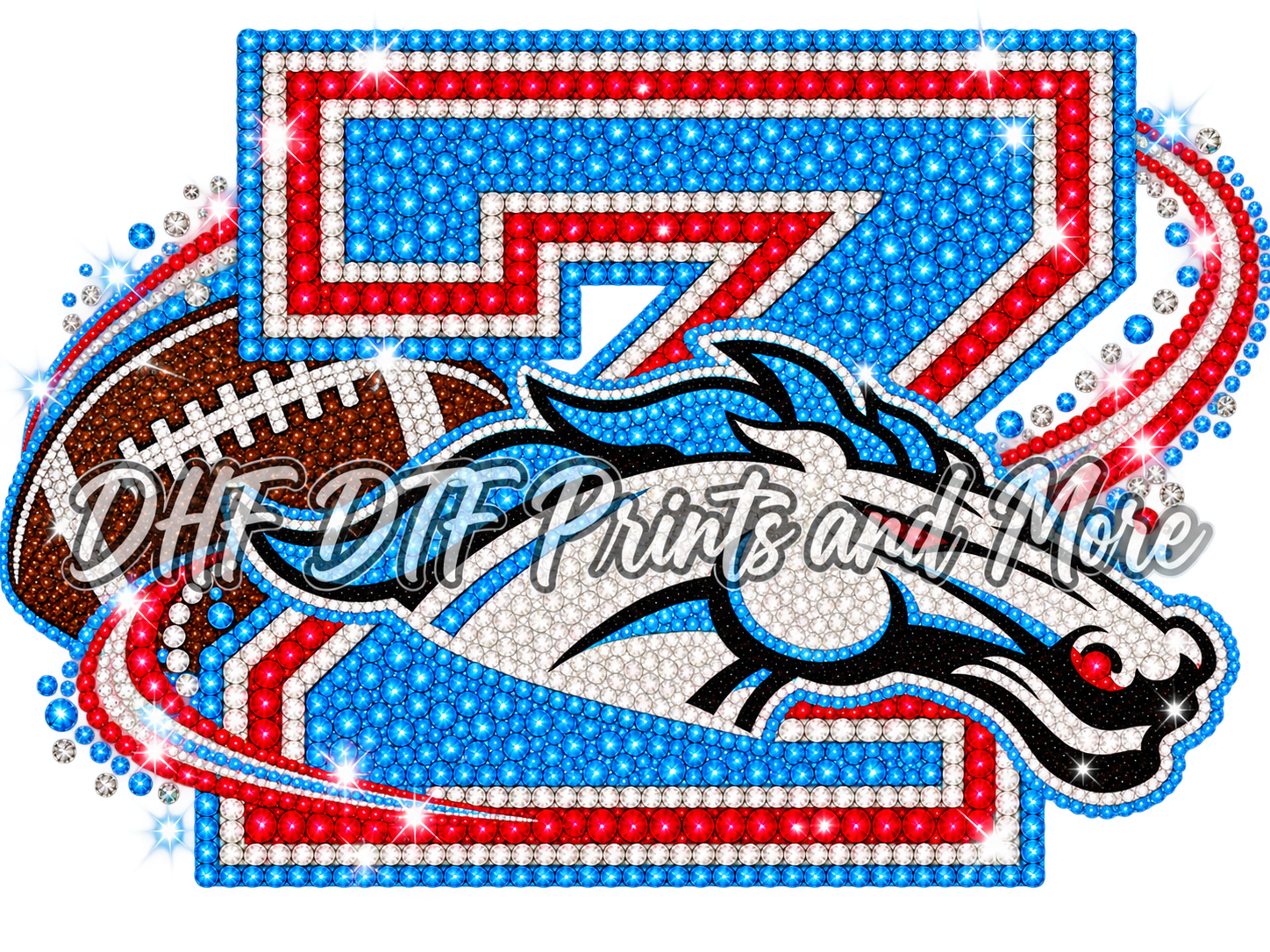 Zachary High Football with Logo