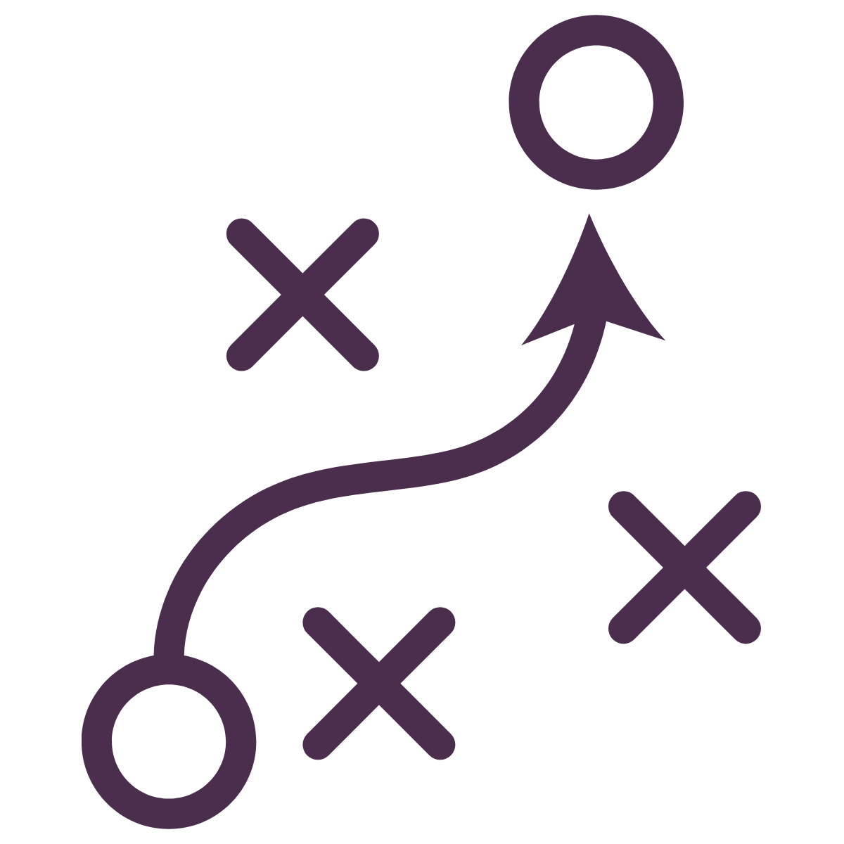 sketch of a football play