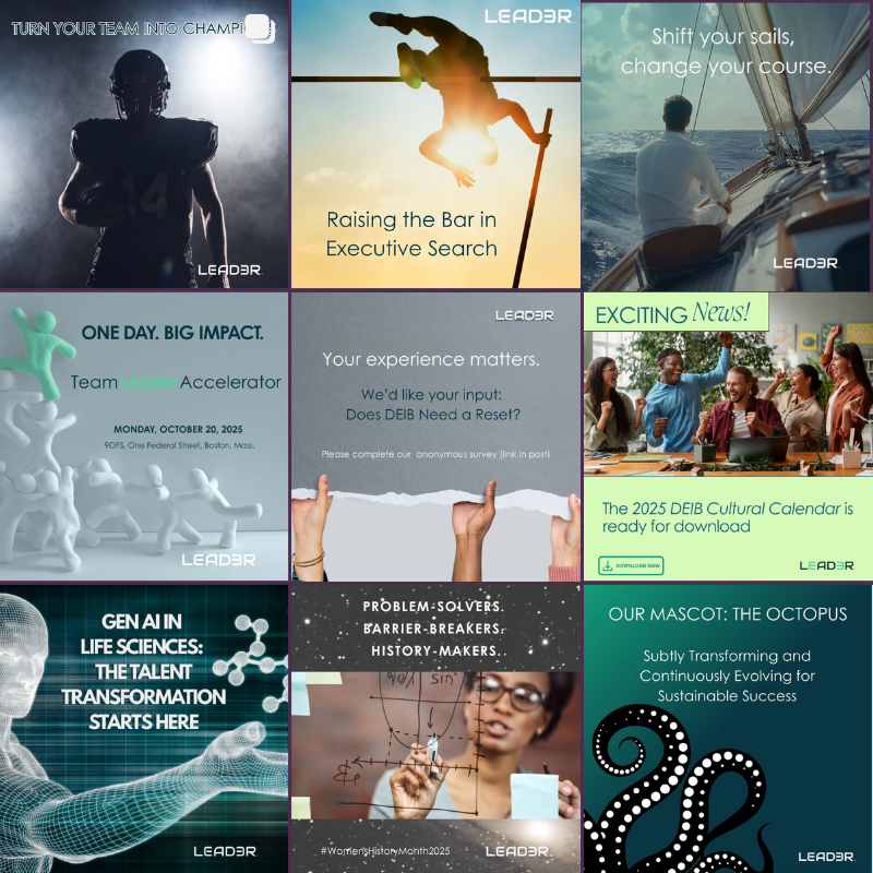 Image of 9 social media posts