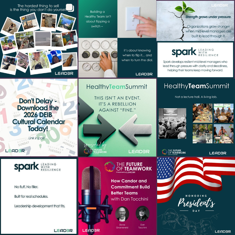 Image of 9 social media posts