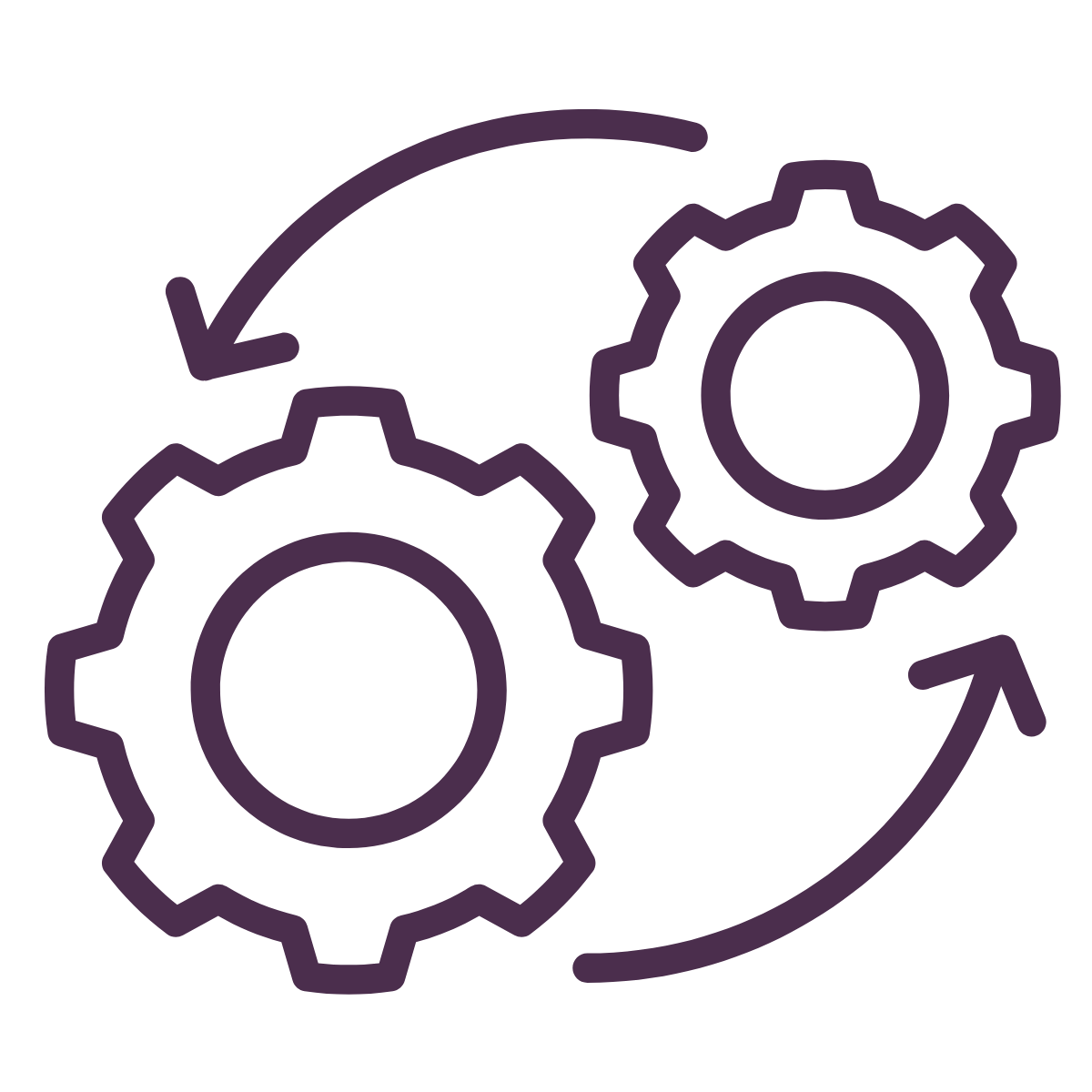 gears turning