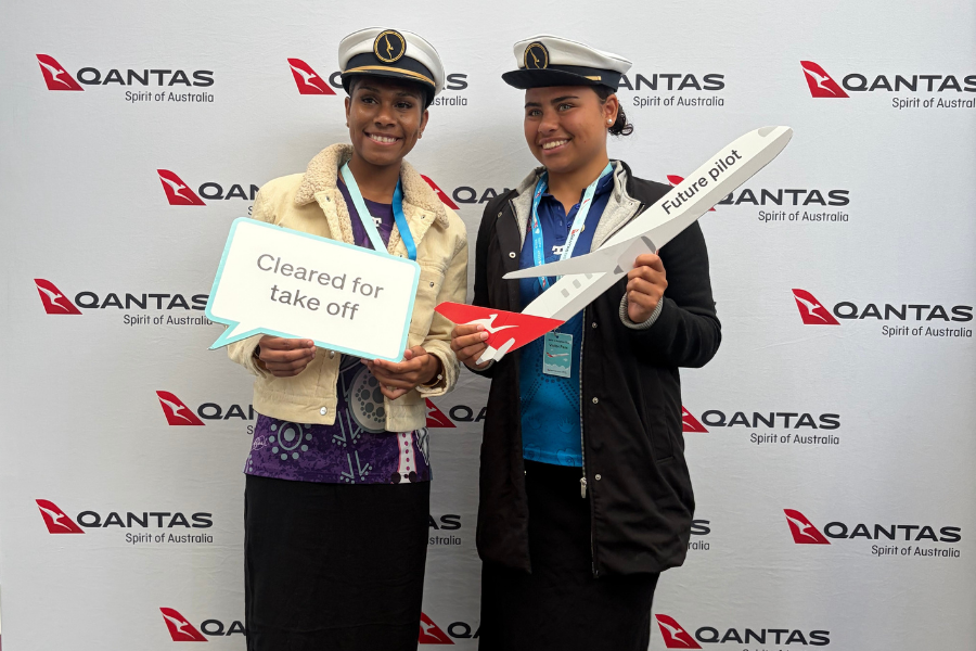 Qantas Girls in Aviation Day 