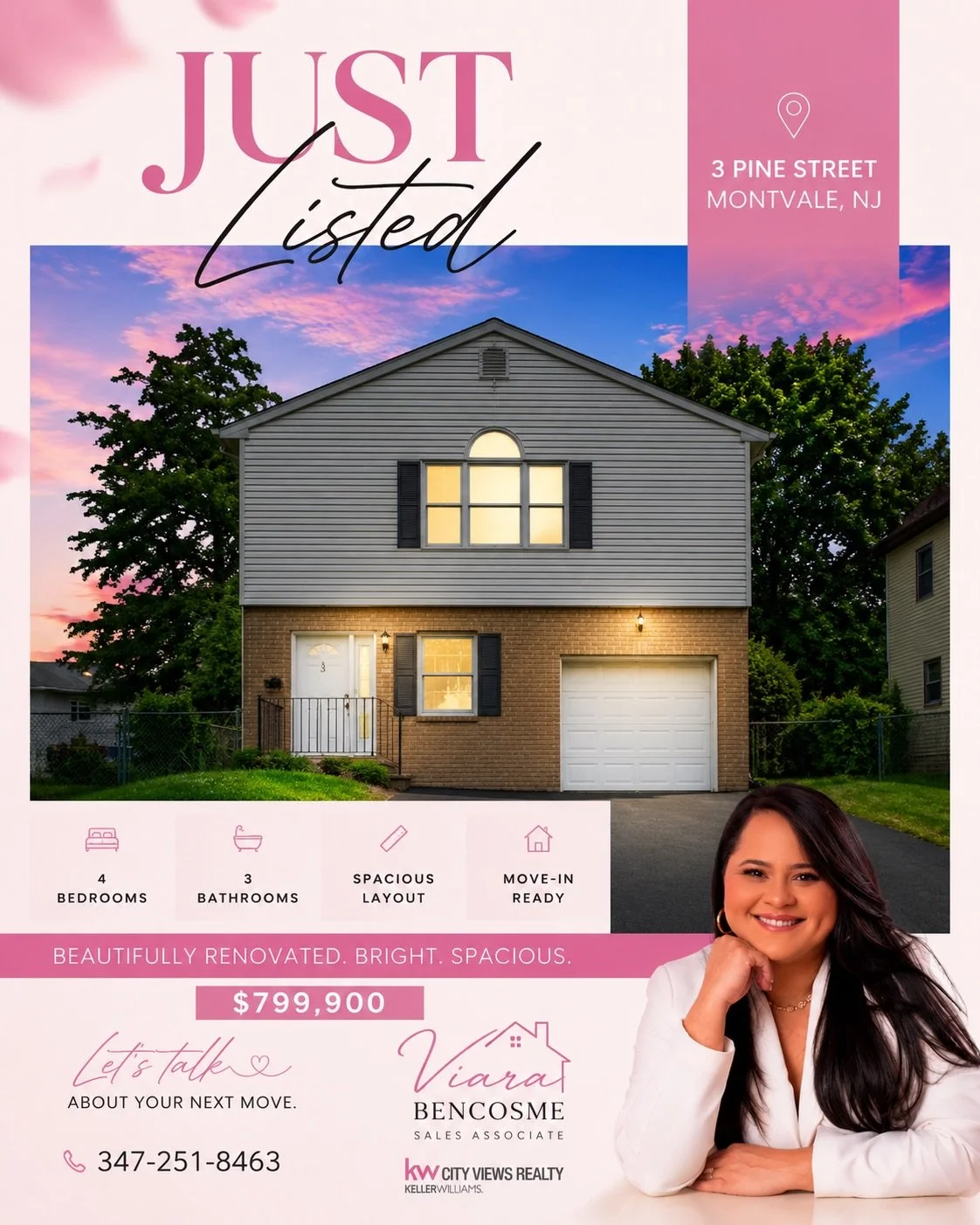 JUST LISTED 🏡✨ | Montvale, NJ

This is the one you&rsquo;ve been waiting for!

Recently renovated, move-in ready, and absolutely beautiful from top to bottom. 4 bedrooms, 3 full baths, an incredible open layout, vaulted ceilings, and a gorgeous over