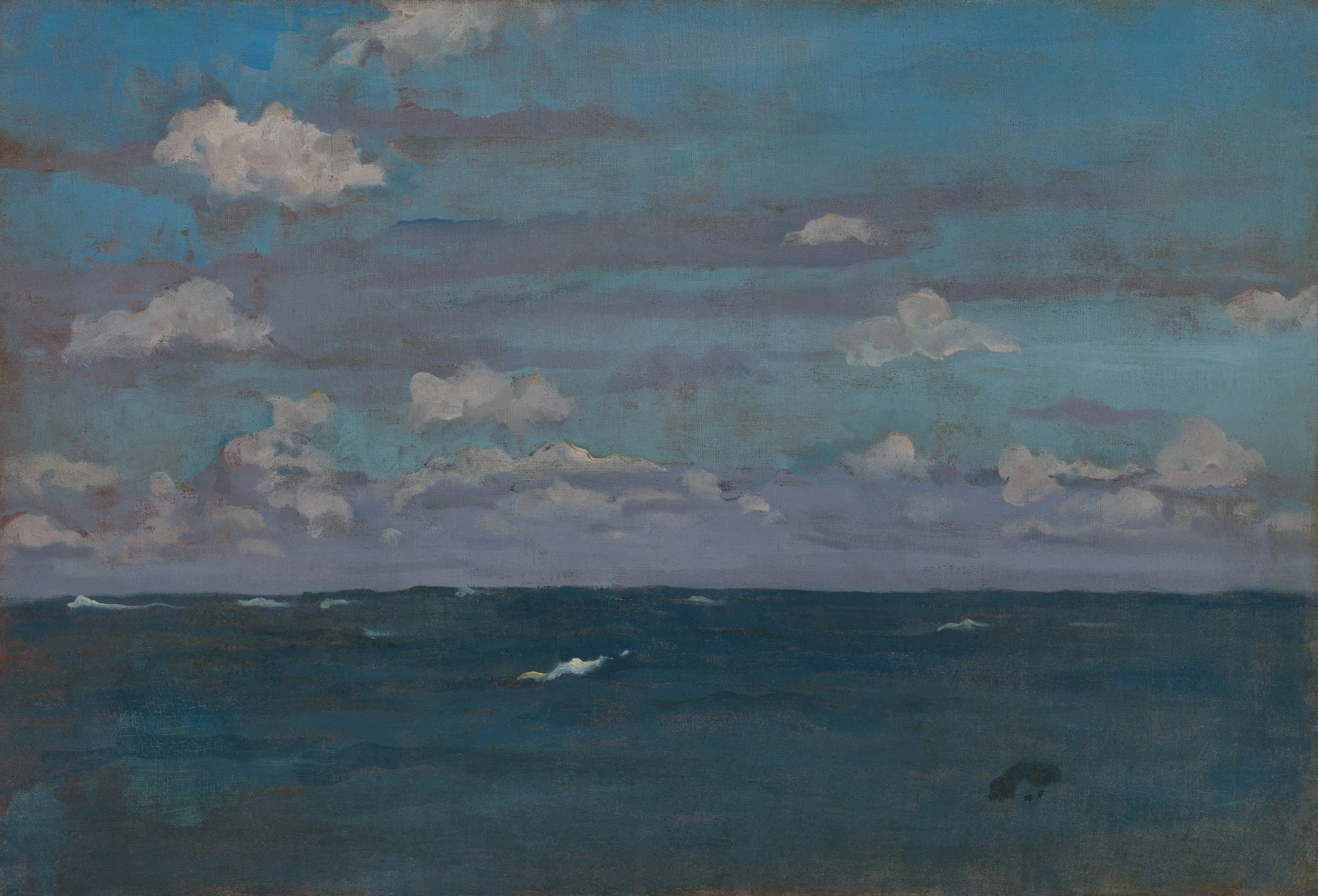 Violet and Silver—The Deep Sea. James McNeill Whistler, 1893