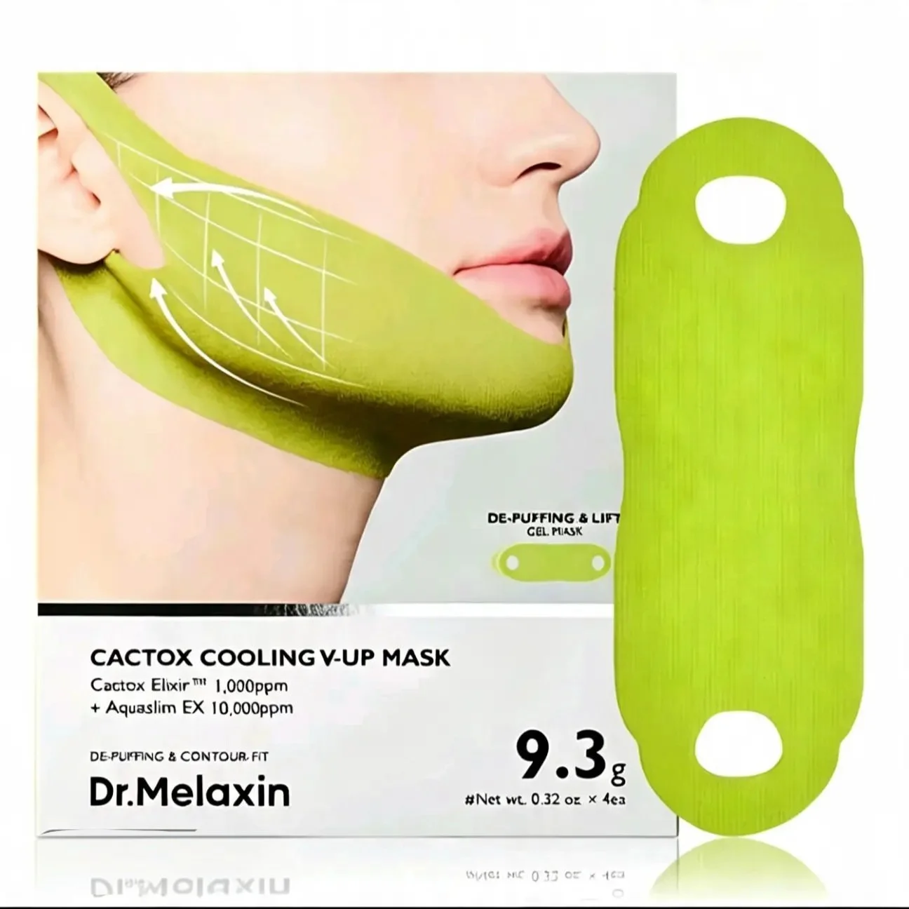 Dr.Melaxin CACTOX V-LIFTING MEWING BAND with Cactus Cooling 9.3g 4pcs