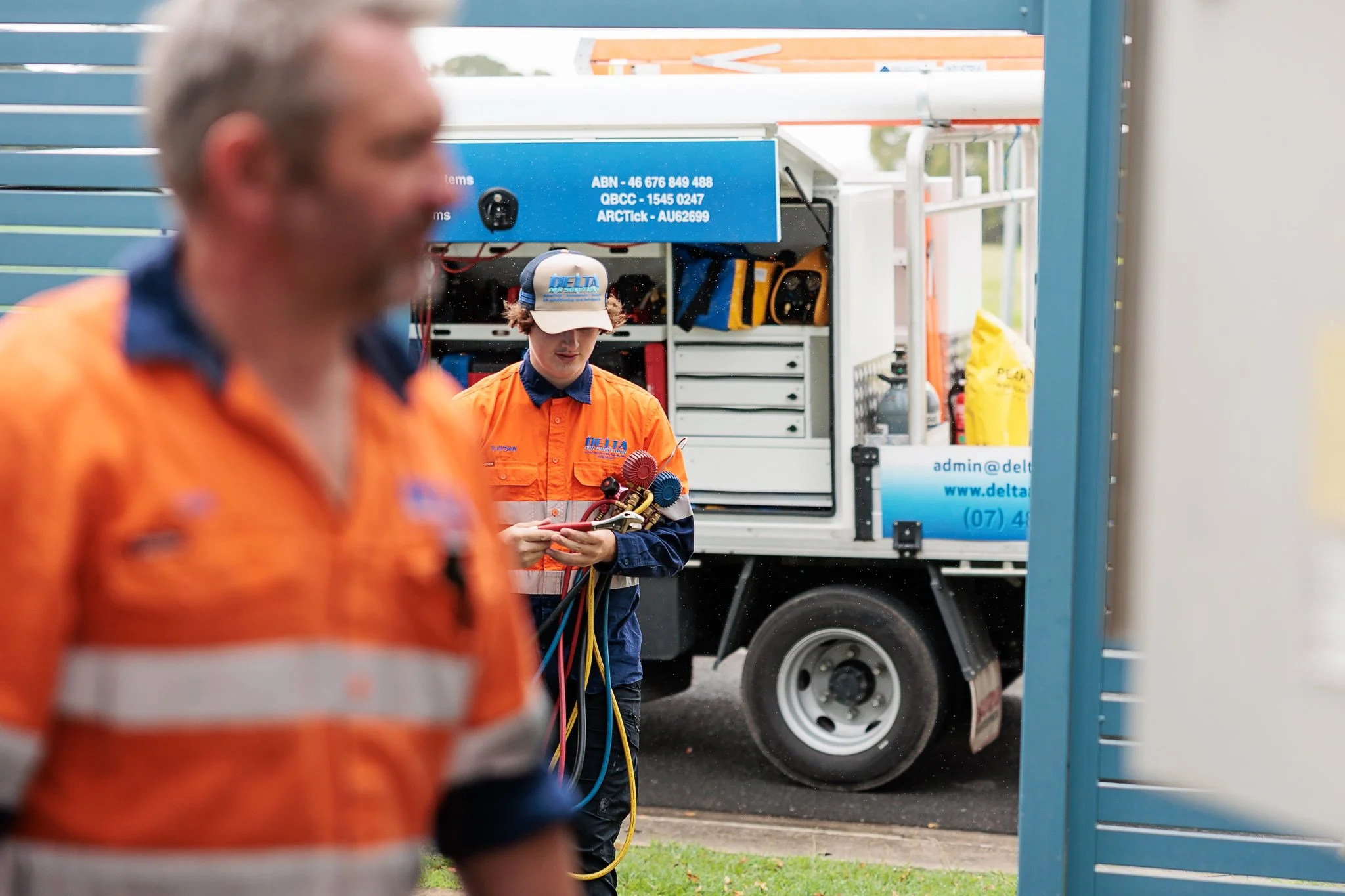 The Delta Services team arriving on Mackay job site